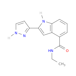 1H-Indole-4-carboxamide, N-ethyl-2-(1H-pyrazol-3-yl)-