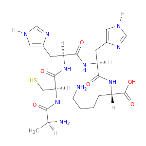 L-Lysine, L-alanyl-L-cysteinyl-L-histidyl-L-histidyl-