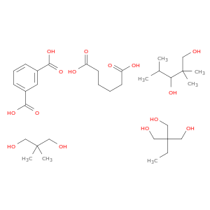 1,3-苯二羧酸,具有2,2-二甲基-1,3-丙二醇的聚合物,2-乙基-2-(羟甲基)-1,3-丙二醇,己酰基酸和2,2,4-三甲基-1,3-戊烷二醇