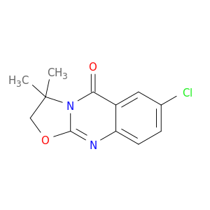 5H-Oxazolo[2,3-b]quinazolin-5-one, 7-chloro-2,3-dihydro-3,3-dimethyl-