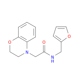 N-(2-FURYLMETHYL)-2-(10-OXA-7-AZABICYCLO[4.4.0]DECA-1,3,5-TRIEN-7-YL)ACETAMIDE