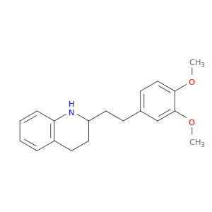 Quinoline, 2-[2-(3,4-dimethoxyphenyl)ethyl]-1,2,3,4-tetrahydro-