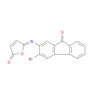 2(5H)-Furanone,5-[(3-bromo-9-oxo-9H-fluoren-2-yl)imino]-