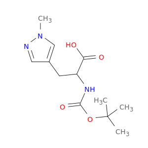 2-叔丁氧基羰基氨基-3-(1-甲基-1H-吡唑-4-基)丙酸
