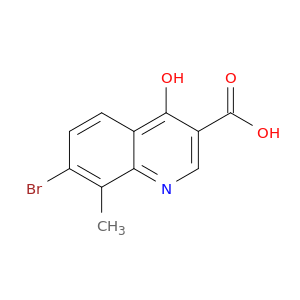 7-Bromo-4-hydroxy-8-methylquinoline-3-carboxylic acid