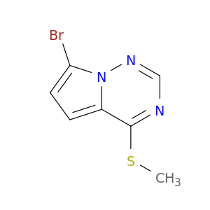 7-溴-4-(甲硫基)吡咯并[2,1-f][1,2,4]三嗪