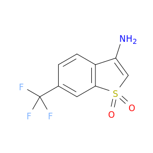 苯并[b]噻吩-3-胺,6-(三氟甲基)-,1,1-二氧化氧化物