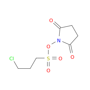 2,5-Pyrrolidinedione, 1-[[(3-chloropropyl)sulfonyl]oxy]-