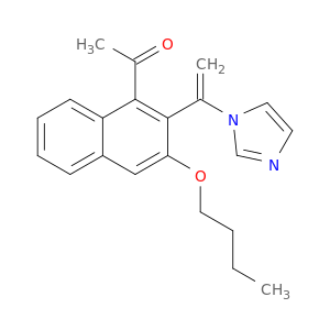 Ethanone, 1-[butoxy[1-(1H-imidazol-1-yl)ethenyl]naphthalenyl]-