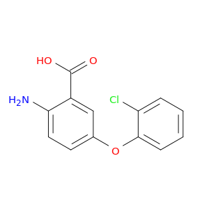 Benzoicacid, 2-amino-5-(2-chlorophenoxy)-