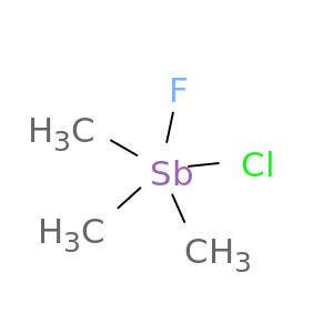 Antimony,chlorofluorotrimethyl-, (TB-5-12)- (9CI)