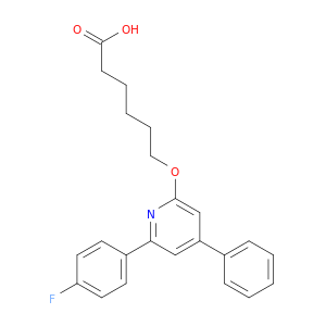 Hexanoic acid, 6-[[6-(4-fluorophenyl)-4-phenyl-2-pyridinyl]oxy]-