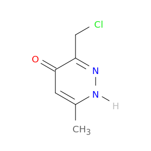 4(1H)-Pyridazinone, 3-(chloromethyl)-6-methyl-