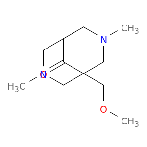 3,7-Diazabicyclo[3.3.1]nonan-9-one, 1-(methoxymethyl)-3,7-dimethyl-