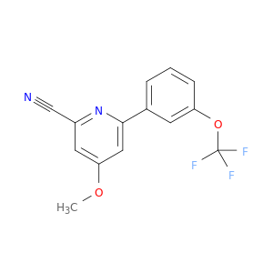 2-Pyridinecarbonitrile, 4-methoxy-6-[3-(trifluoromethoxy)phenyl]-