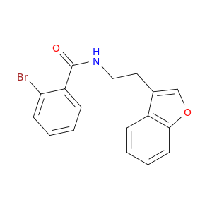 Benzamide, N-[2-(3-benzofuranyl)ethyl]-2-bromo-