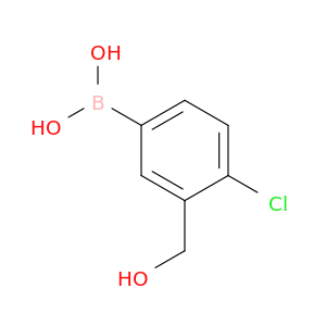 4-氯-3-(羟基甲基)苯基硼酸