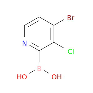 4-Bromo-3-chloropyridine-2-boronic acid