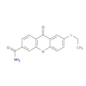 9H-Xanthene-3-carboxamide, 7-(ethylthio)-9-oxo-