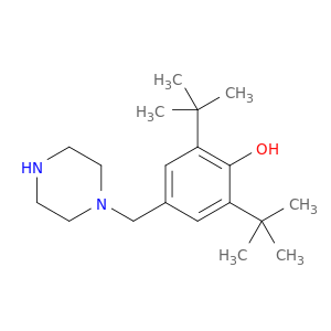 Phenol, 2,6-bis(1,1-dimethylethyl)-4-(1-piperazinylmethyl)-