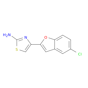 4-(5-Chloro-1-benzofuran-2-yl)-1,3-thiazol-2-amine