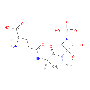 (R)-D-gamma-Glutamyl-N-(3-methoxy-2-oxo-1-sulfo-3-azetidinyl)-L-alaninamide