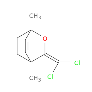 2-Oxabicyclo[2.2.2]oct-5-ene, 3-(dichloromethylene)-1,4-dimethyl-