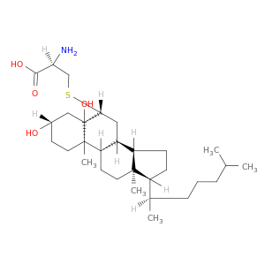 L-Cysteine, S-[(3b,5a,6b)-3,5-dihydroxycholestan-6-yl]-
