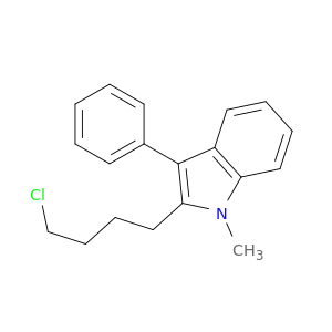 1H-Indole, 2-(4-chlorobutyl)-1-methyl-3-phenyl-