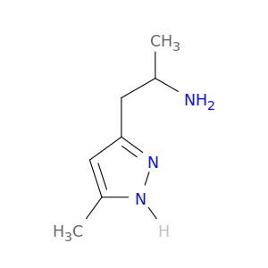 乙胺,1-甲基-2-(5-甲基-1H-吡唑-3-基)-
