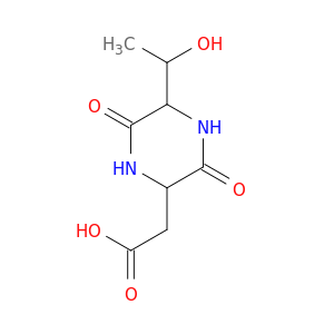 2-Piperazineaceticacid, 5-(1-hydroxyethyl)-3,6-dioxo-