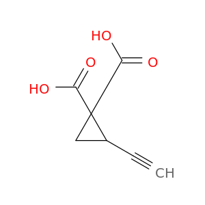 1,1-Cyclopropanedicarboxylic acid, 2-ethynyl-