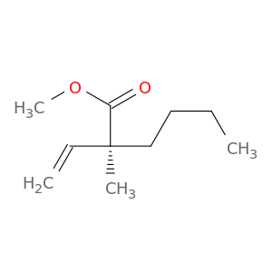 Hexanoic acid, 2-ethenyl-2-methyl-, methyl ester, (2S)-