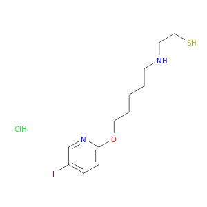 2-({5-[(5-iodopyridin-2-yl)oxy]pentyl}amino)ethanethiol hydrochloride(1:1)
