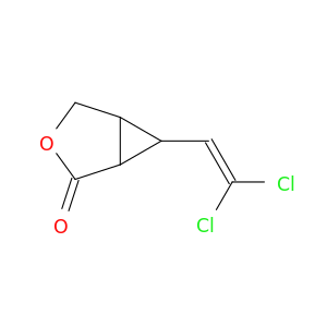 3-Oxabicyclo[3.1.0]hexan-2-one, 6-(2,2-dichloroethenyl)-
