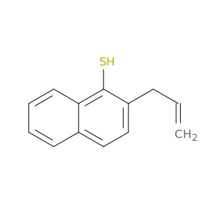 1-Naphthalenethiol, 2-(2-propenyl)-