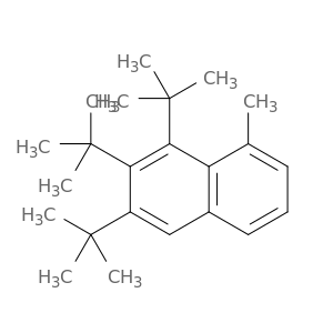 Naphthalene, 1,2,3-tris(1,1-dimethylethyl)-8-methyl-