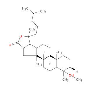 (2s,4ar,4bs,10br)-2-hydroxy-1,1,4a,7,10a-pentamethyl-7-(4-methylpentyl)octadecahydro-9h-naphtho[2',1':4,5]indeno[1,2-c]furan-9-one