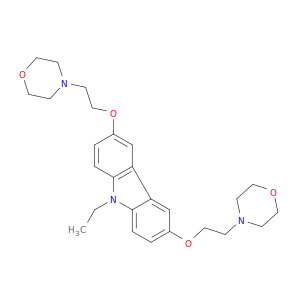 9H-Carbazole, 9-ethyl-3,6-bis[2-(4-morpholinyl)ethoxy]-