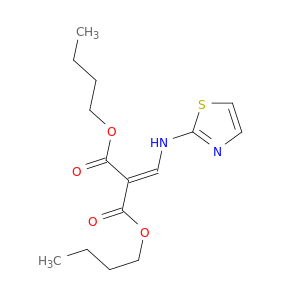 Propanedioic acid, [(2-thiazolylamino)methylene]-, dibutyl ester