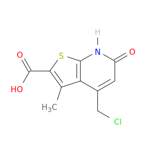 4-(Chloromethyl)-3-methyl-6-oxo-6H,7H-thieno[2,3-b]pyridine-2-carboxylic Acid