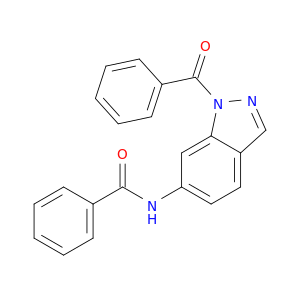 Benzamide, N-(1-benzoyl-1H-indazol-6-yl)-