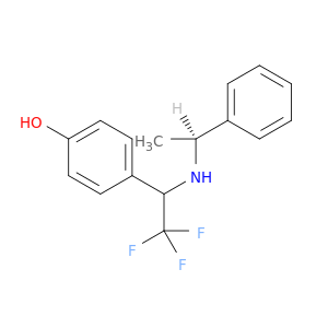 Phenol, 4-[2,2,2-trifluoro-1-[[(1S)-1-phenylethyl]amino]ethyl]-