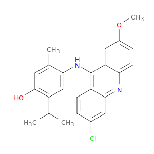 Phenol,4-[(6-chloro-2-methoxy-9-acridinyl)amino]-5-methyl-2-(1-methylethyl)-