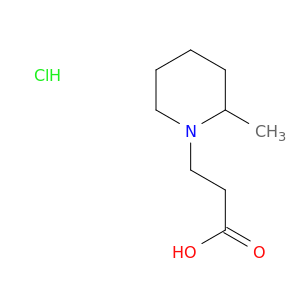 3-(2-Methylpiperidin-1-yl)propanoic Acid Hydrochloride