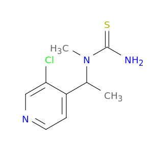 Thiourea,N-[1-(3-chloro-4-pyridinyl)ethyl]-N-methyl-