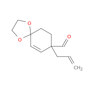 1,4-Dioxaspiro[4.5]dec-6-ene-8-carboxaldehyde, 8-(2-propenyl)-