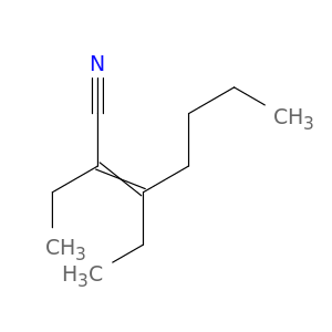 2-Heptenenitrile, 2,3-diethyl-