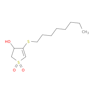 Thiophene-3-ol, 2,3-dihydro-4-(octylthio)-, 1,1-dioxide