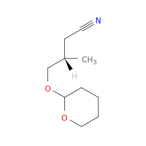 Butanenitrile, 3-methyl-4-[(tetrahydro-2H-pyran-2-yl)oxy]-, (3S)-